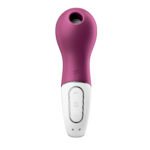 Satisfyer Lucky Libra Rechargeable Airpulse Vibrator with Ring Handle – Purple - Image 5