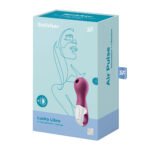 Satisfyer Lucky Libra Rechargeable Airpulse Vibrator with Ring Handle – Purple - Image 6