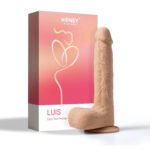 Luis App-Controlled Thrusting Dildo with Clitoral Licker – Beige - Image 6