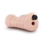 M for Men - 3-Pack Self-Lubricating Vibrating Stroker Sleeve Kit - Vanilla - Image 4