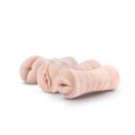 M for Men - 3-Pack Self-Lubricating Vibrating Stroker Sleeve Kit - Vanilla - Image 5