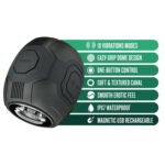 M for Men - Dome X - Vibrating Masturbator - Black - Image 6