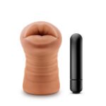 M for Men Isabella Realistic Stroker with Vibrating Bullet – Mocha - Image 2