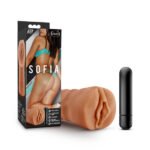 M for Men Sofia Vibrating Stroker – Beige - Image 3