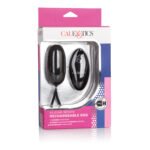 Silicone Remote Rechargeable Egg Vibrator – Black - Image 5
