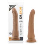 Dr. Skin Realistic Cock Basic 8.5 Dildo with Suction Cup – Mocha - Image 4