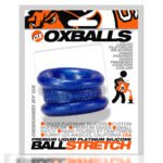 Neo 1.25 Inch Short Ball Stretcher Squishy Silicone - Blue Balls - Image 2