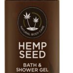 Hemp Seed Bath and Shower Gel - Nag Champa - 8 Oz./ 237 ml