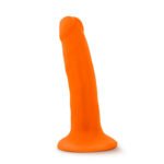 Neo - 5.5 Inch Dual Density Cock - Neon Orange - Image 3