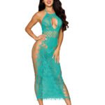 Bodystocking Gown Dmnd - One Size - Agate