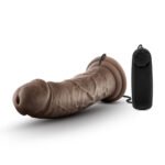 Dr. Skin Dr. Joe 8 Inch Vibrating Cock Ring with Suction Cup – Chocolate - Image 4
