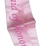 Maid of Honor Sash With Stone