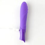 Margo Silicone Textured Bullet Vibrator - Neon Purple - Image 2