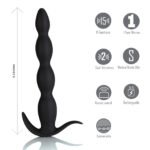 Maia Novelties Mason Remote Control Silicone Anal Plug – Black - Image 2