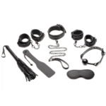 Master of Kink 10 Piece Deluxe Bondage Set - Black - Image 9