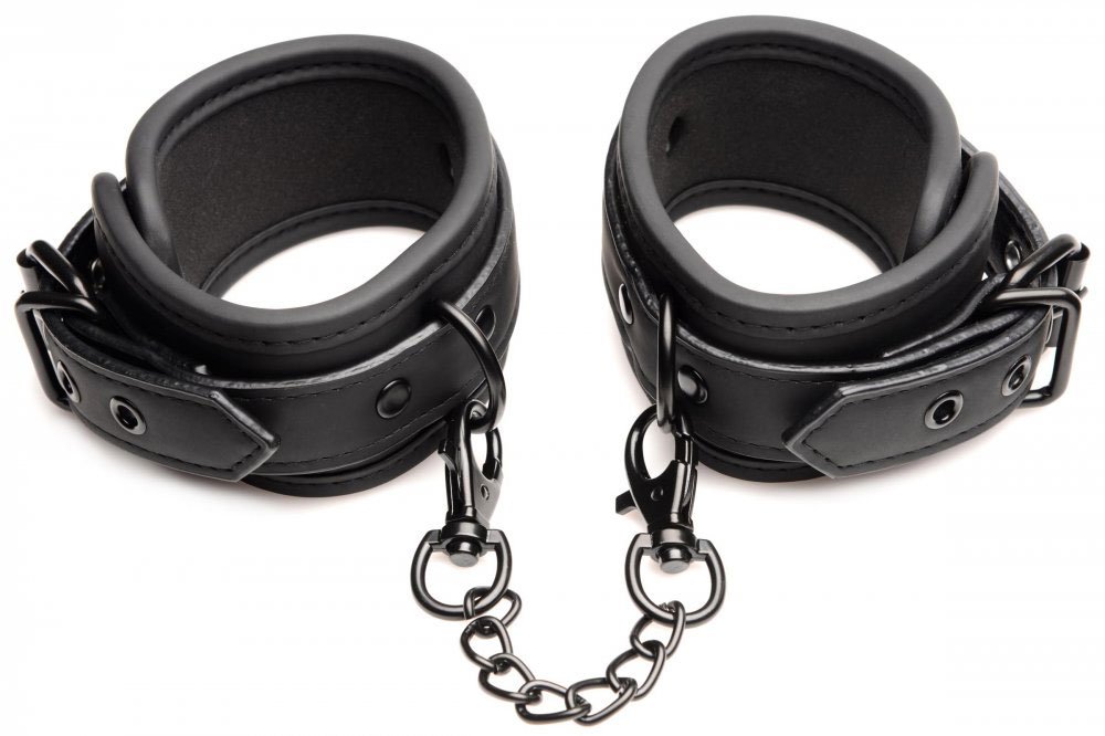 master-of-kink-10-piece-deluxe-bondage-set-black Master of Kink 10 Piece Deluxe Bondage Set - Black - Image 1