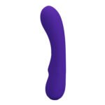 Matt Super Soft Silicone Vibrator - Purple - Image 2