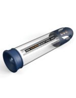 Max Boost Pro Flow Rechargeable Penis Pump – Blue/Clear - Image 2