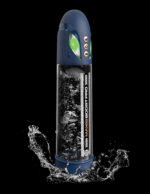 Max Boost Pro Flow Rechargeable Penis Pump – Blue/Clear - Image 5