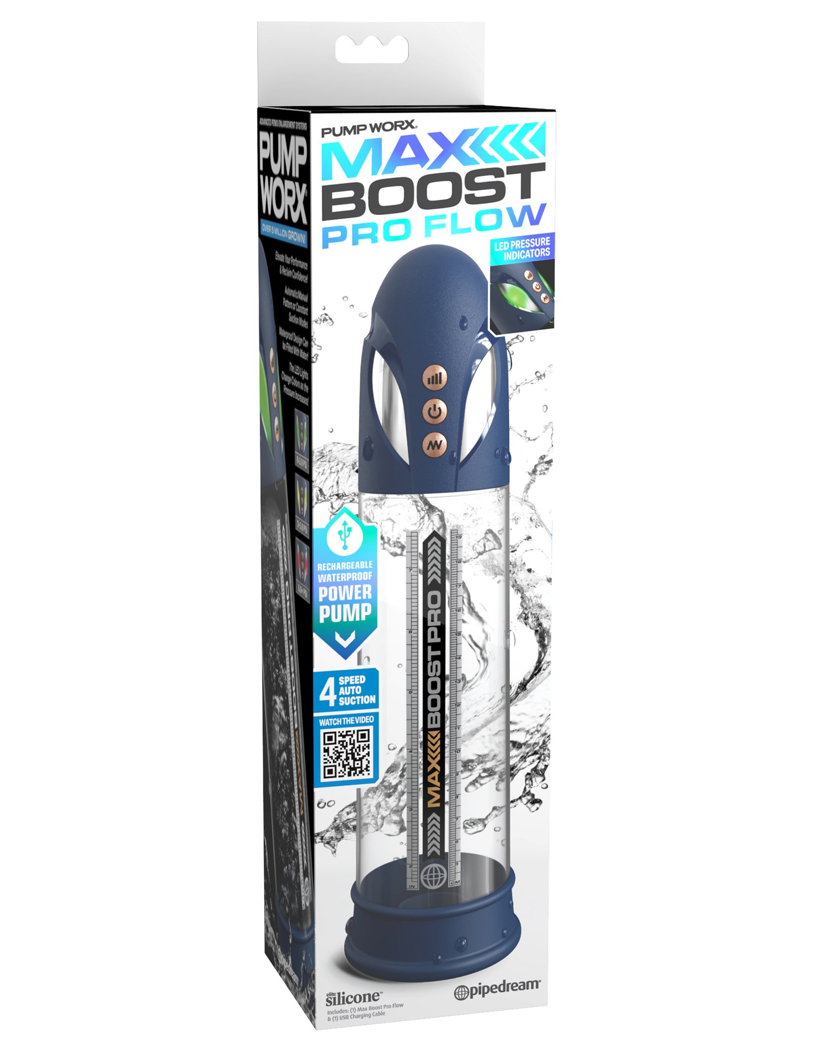 max-boost-pro-flow-blueclear Max Boost Pro Flow - Blue/clear - Image 1