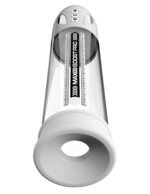 Max Boost Pro Flow Waterproof Penis Pump – White/Clear - Image 3