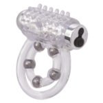 Maximus Enhancement Ring 5 Stroker Beads Rechargeable Clear - Image 2
