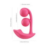Melody Wearable Dual Vibrator - Pink - Image 4