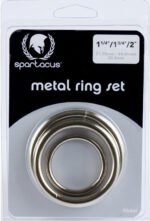 Metal C Ring Set – Silver, Three Graduated Sizes - Image 2