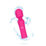 Mighty Muse Mini Massager Rechargeable Wand Vibrator – Hot Pink - Image 2