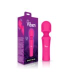 Mighty Muse Mini Massager Rechargeable Wand Vibrator – Hot Pink - Image 4