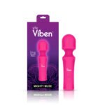 Mighty Muse Mini Massager Rechargeable Wand Vibrator – Hot Pink - Image 5