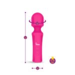 Mighty Muse Mini Massager Rechargeable Wand Vibrator – Hot Pink - Image 7