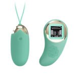 Mina Vibrating Remote Control Egg – Turquoise - Image 6