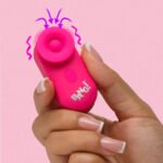 Mini Clitoral Stimulator with Silicone Suction Attachment – Pink - Image 4