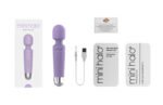 Mini Halo Lilac Rechargeable Wand Vibrator - Image 3
