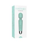 Mini Halo Minty Green Rechargeable Vibrating Wand - Image 2