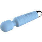 Mini Halo Powder Blue Rechargeable Vibrating Wand - Image 4