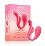 Vibrosa Mini Rechargeable Vibrator with App Control – Pink