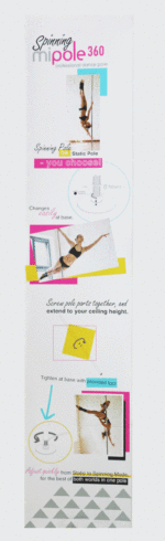Mipole 360 Spinning Professional Dance Pole - Image 2