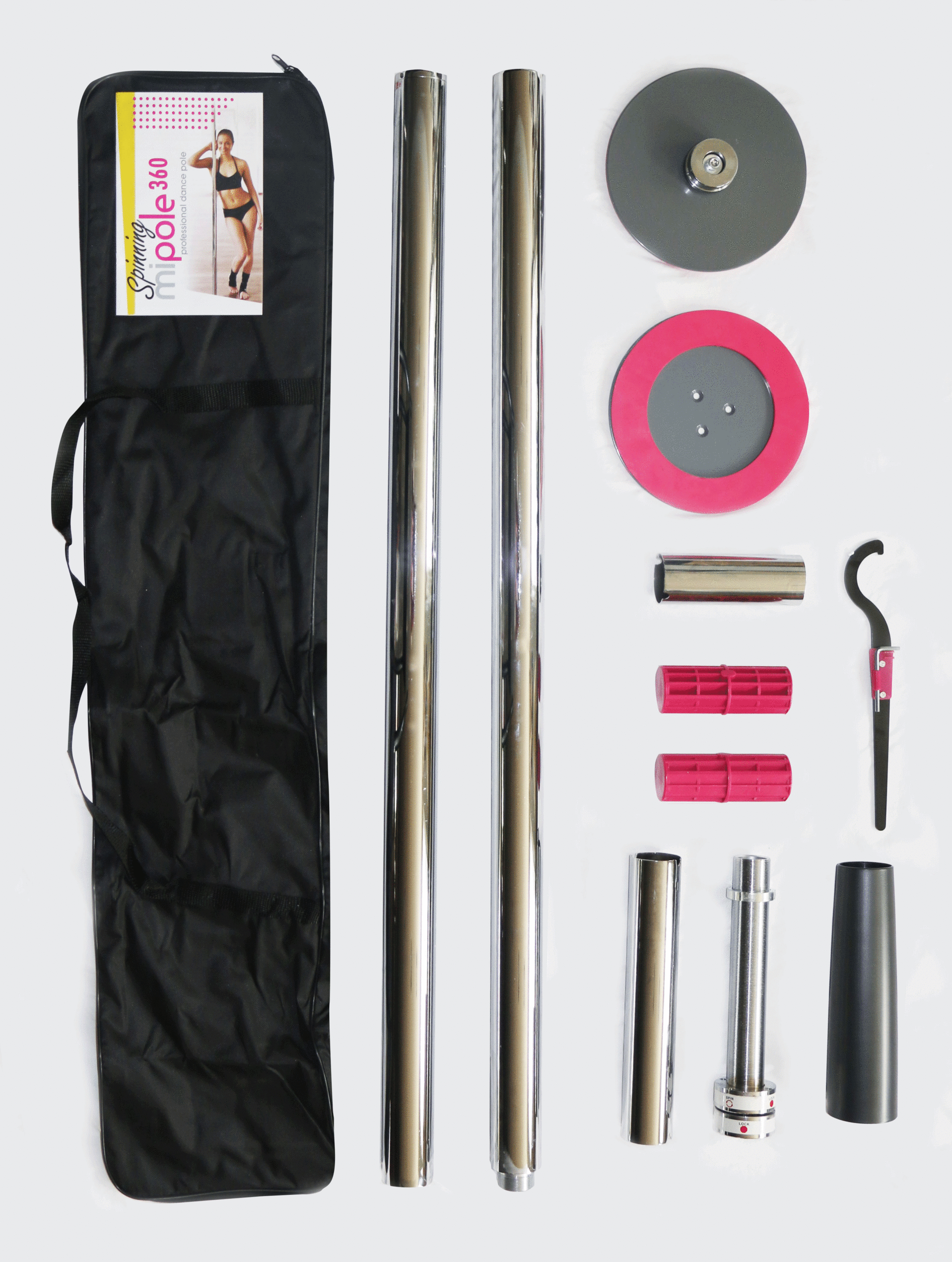 mipole-360-spinning-professional-dance-pole Mipole 360 Spinning Professional Dance Pole - Image 1