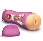 Misato the Shibari Girl Vibrating Pussy Stroker – Beige - Image 2
