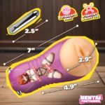 Misato the Shibari Girl Vibrating Pussy Stroker – Beige - Image 3