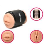 Mistress Double Shot Mouth and Pussy Stroker - Medium - Image 7