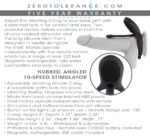 Mr. Tickler Black Adjustable Vibrating C-Ring with Dual Motors and Remote Control