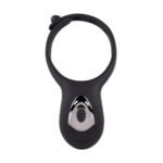 Mr. Tickler Black Adjustable Vibrating C-Ring with Dual Motors and Remote Control - Image 3