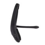 Mr. Tickler Black Adjustable Vibrating C-Ring with Dual Motors and Remote Control - Image 5