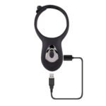 Mr. Tickler Black Adjustable Vibrating C-Ring with Dual Motors and Remote Control - Image 8