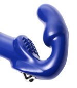 Revolver II Vibrating Strapless Strap on Dildo - Blue - Image 3