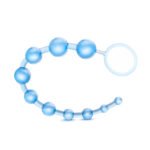 B Yours Basic Beads Anal Plug – Blue - Image 3
