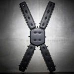 Ms Masters St Andrew's Cross Wall-Mounted BDSM Furniture – Black - Image 3